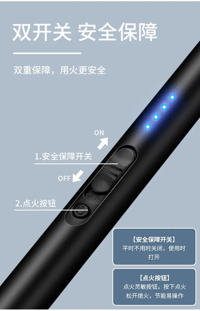 New USB Arc Pulse Ignition Gun Candle Kitchen safety Gas Stove Ignition Lighter 360degree free rotation gadgets